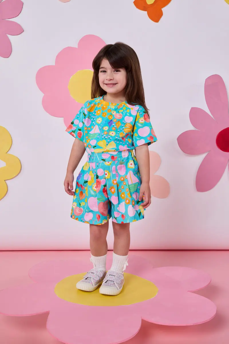 Pretty Things Kids Pleat Short 1