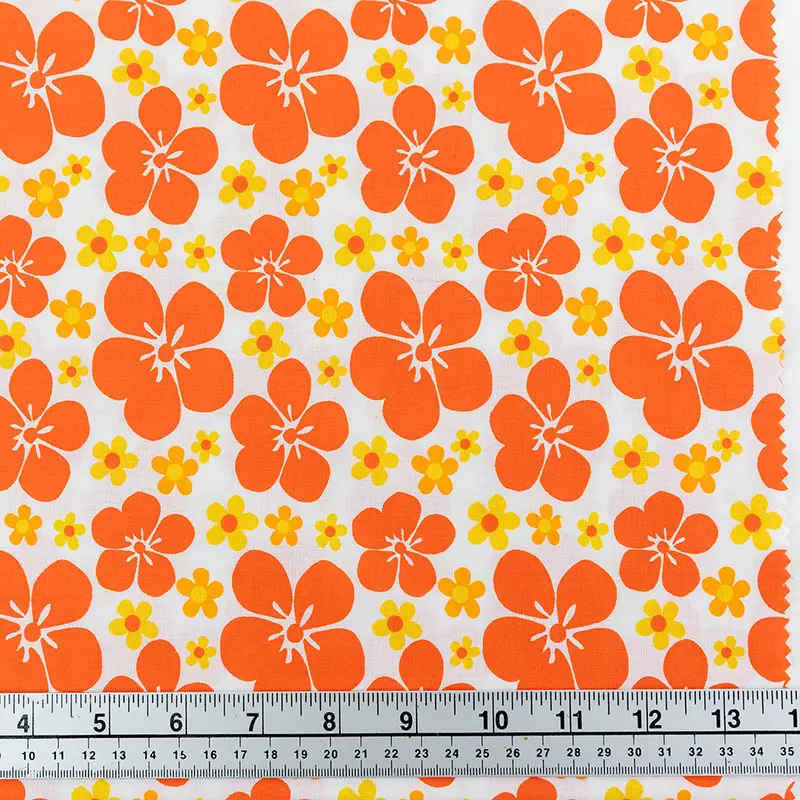 Print Craft & Quilting Fabric, Large Floral- Width 110Cm 1