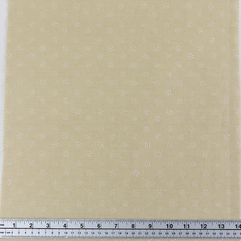 Print Craft & Quilting Fabric, White Circles- Width 110Cm 1