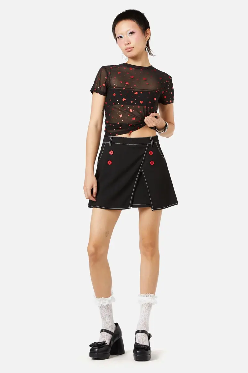 Queen Of Cats Basic Skort 1