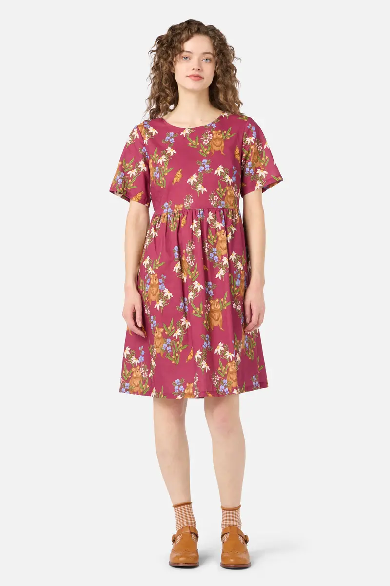Quokka & Flora Smock Dress 1