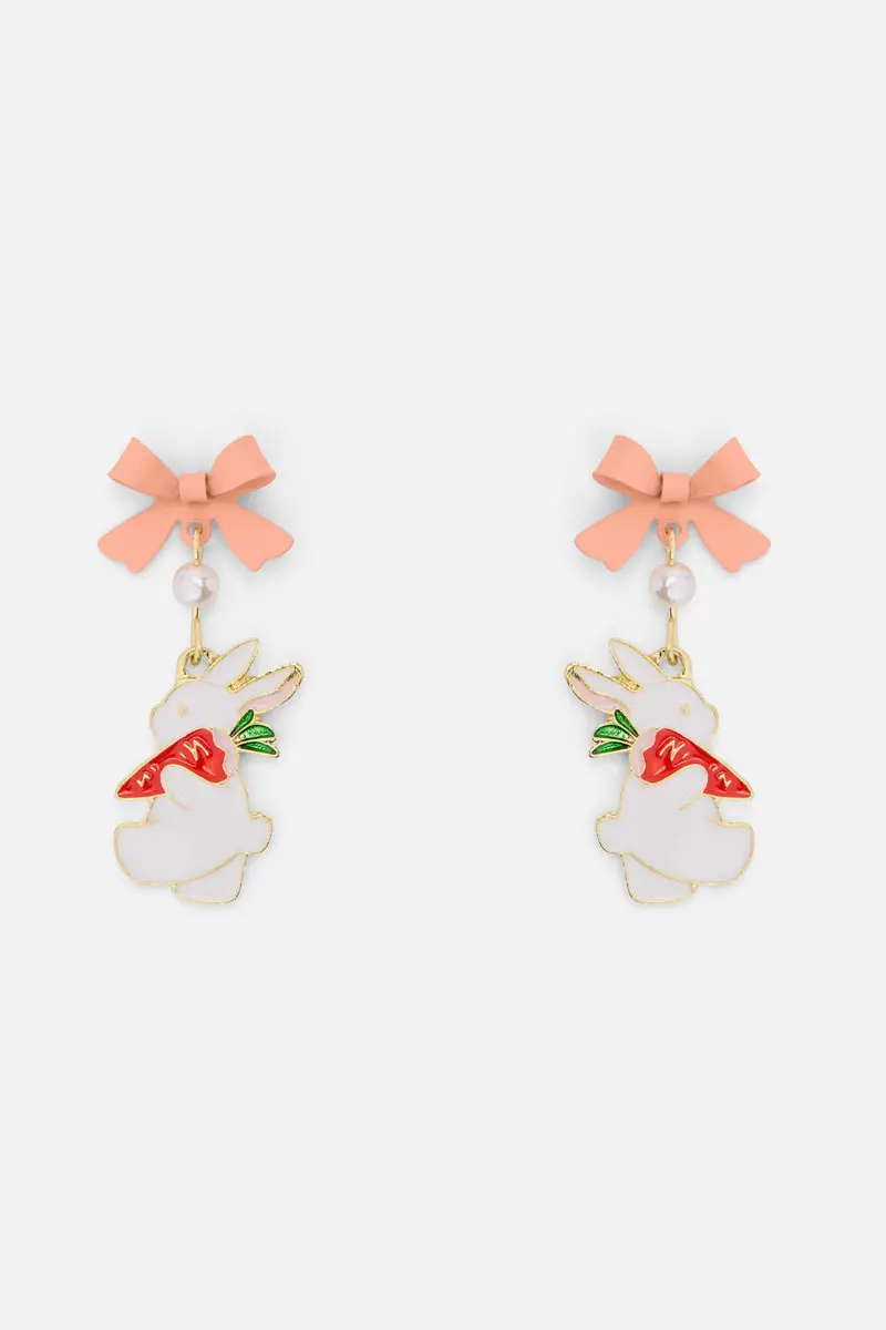 Rabbit Bow Earrings 1