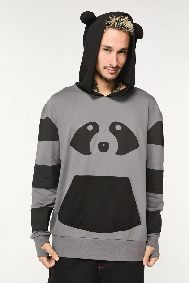 Racoon Stripes Hoodie 1