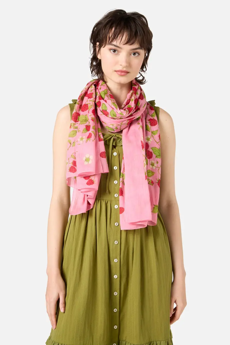 Raspberry Pink Sarong 1