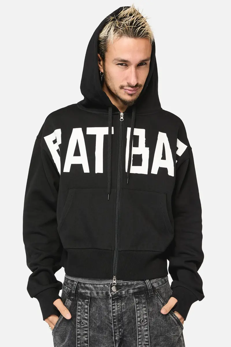 Ratbag Crop Grunge Hoodie 1