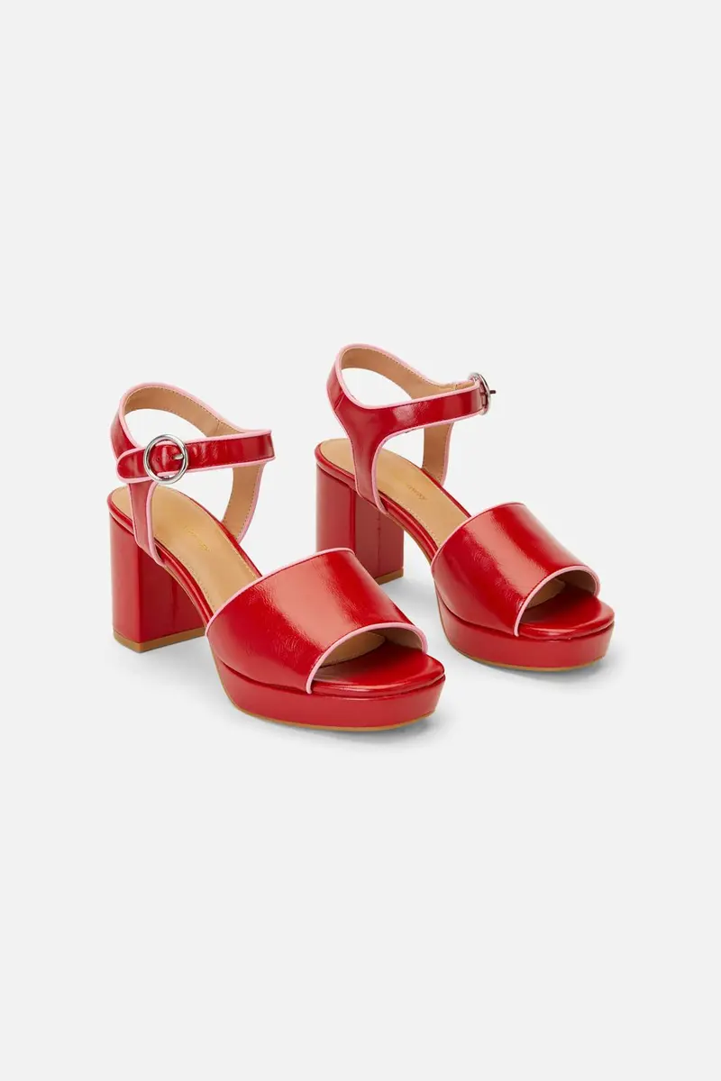 Red Mary Lou Heel 1