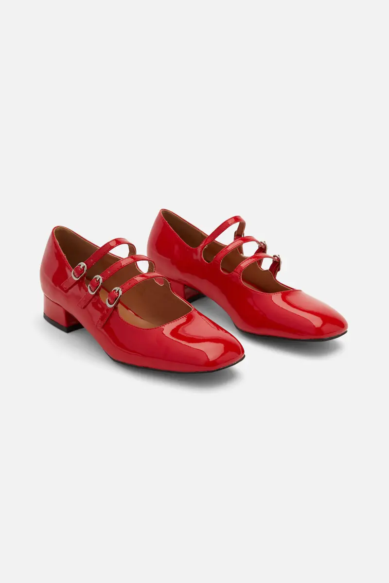 Red Strappy Mary Jane 1