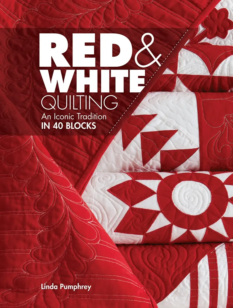 Red & White Quilting Book- 160Page 1