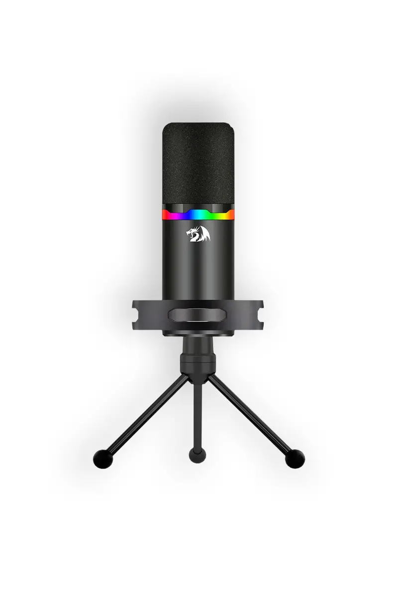 Redragon Gm307 Solara Black Usb Xlr Dynamic Rgb Gaming Microphone 1