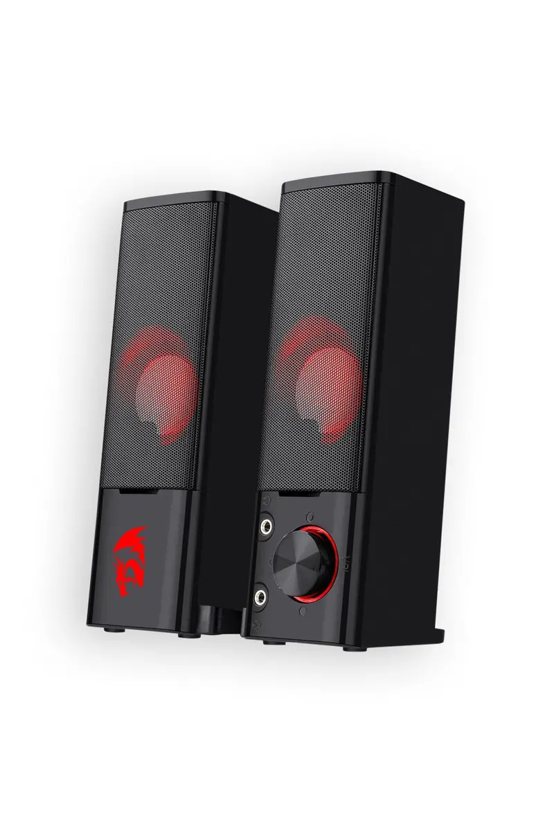 Redragon Gs550 Orpheus Black Compact Stereo Sound Bar Speaker 1