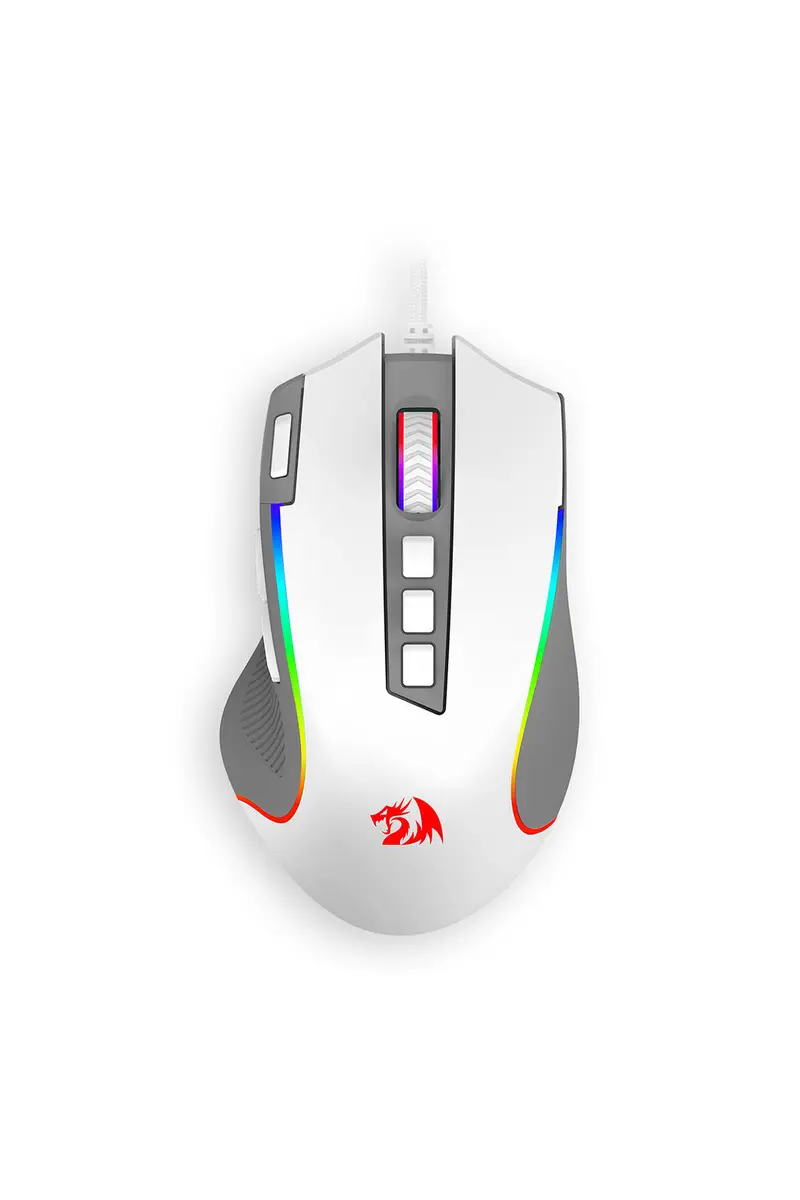 Redragon M612 Predator White/Grey 8000 Dpi Wired Rgb Gaming Mouse 1