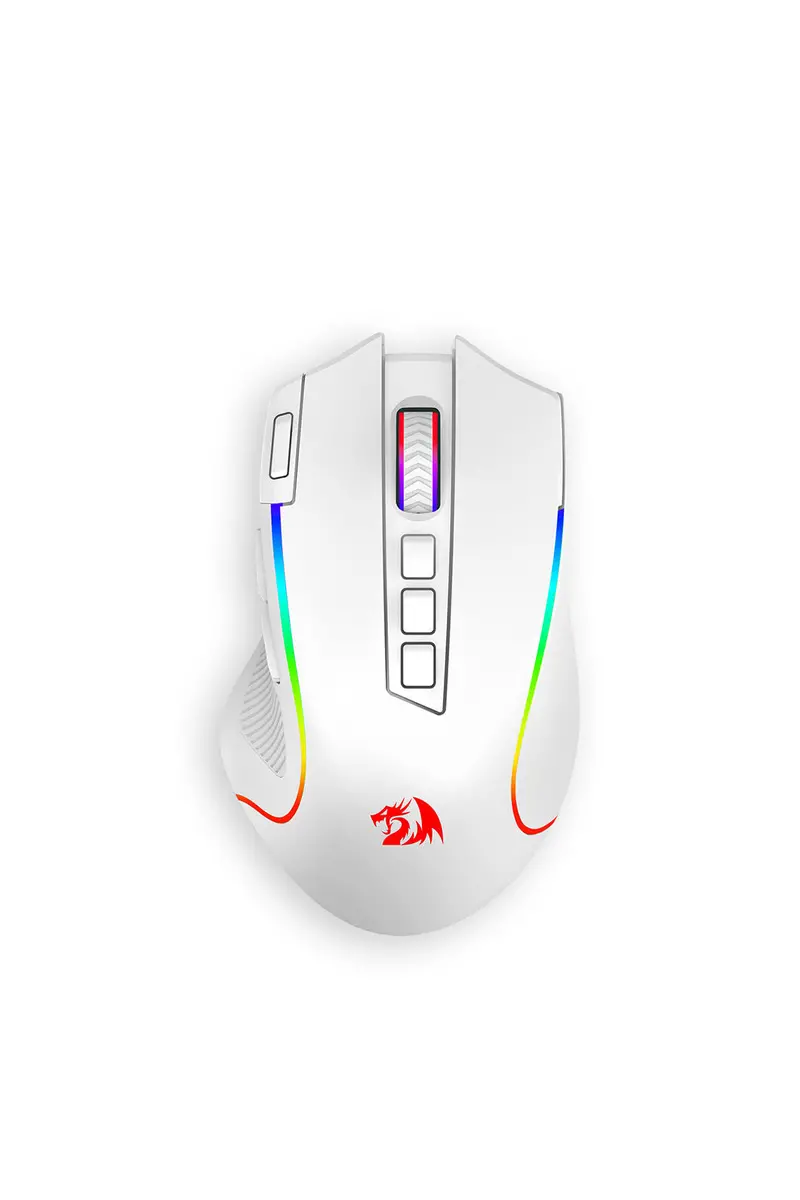 Redragon M612-Pro Predator White Tri-Mode Wireless Rgb Gaming Mouse 1