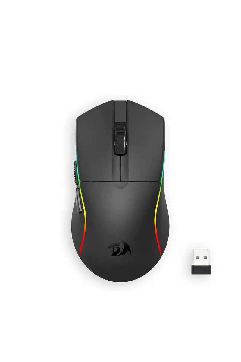 Redragon M816-Std Deicide Black Ultra-Light Tri-Mode Rgb Gaming Mouse 1