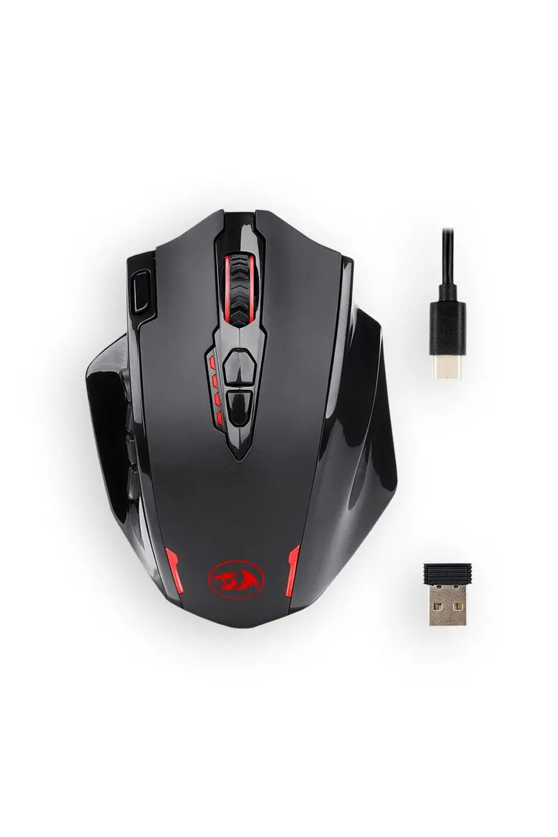 Redragon M913 Impact Elite Mmo Black Wireless Gaming Mouse 1