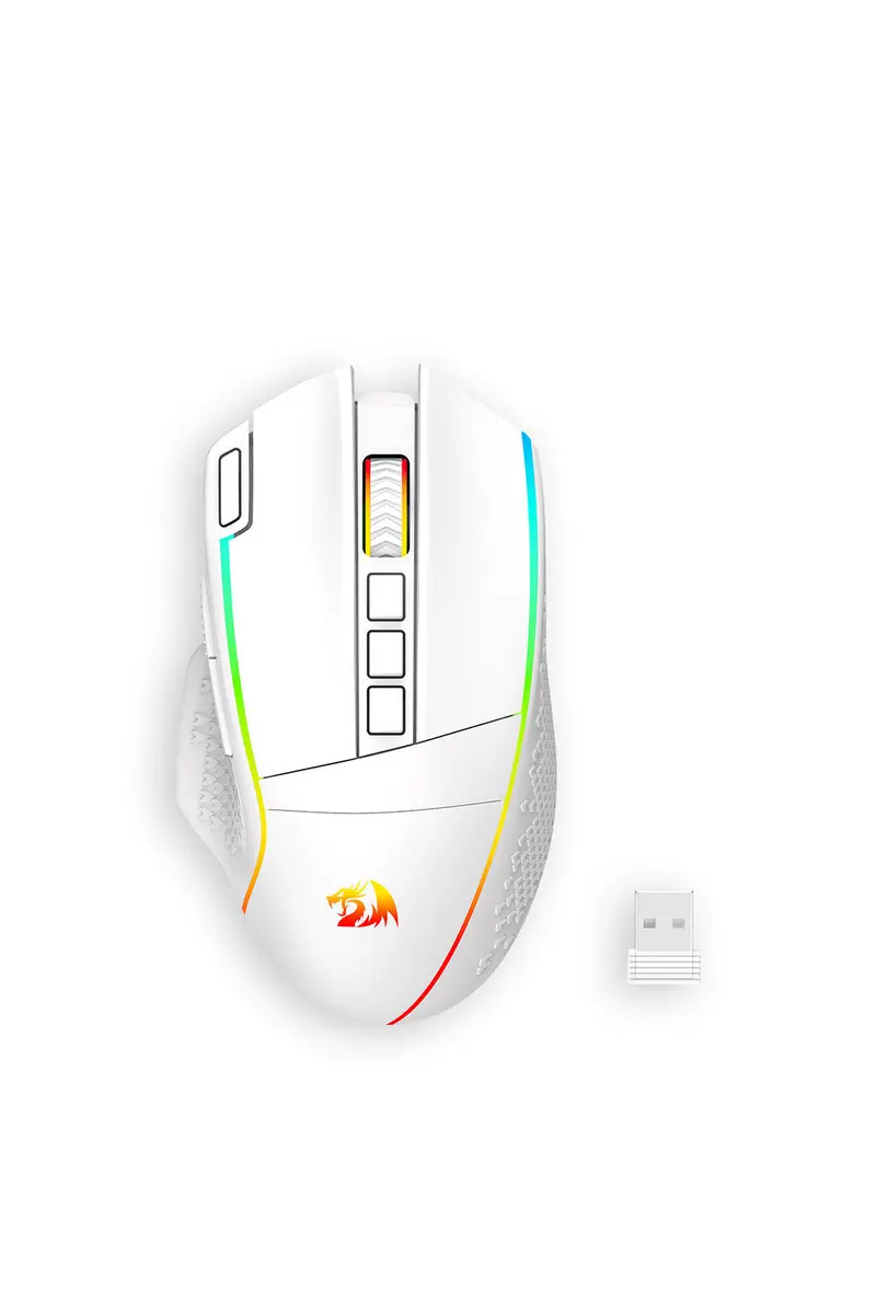 Redragon M991 White Tri-Mode Wireless 26K Dpi Mechanical Gaming Mouse 1