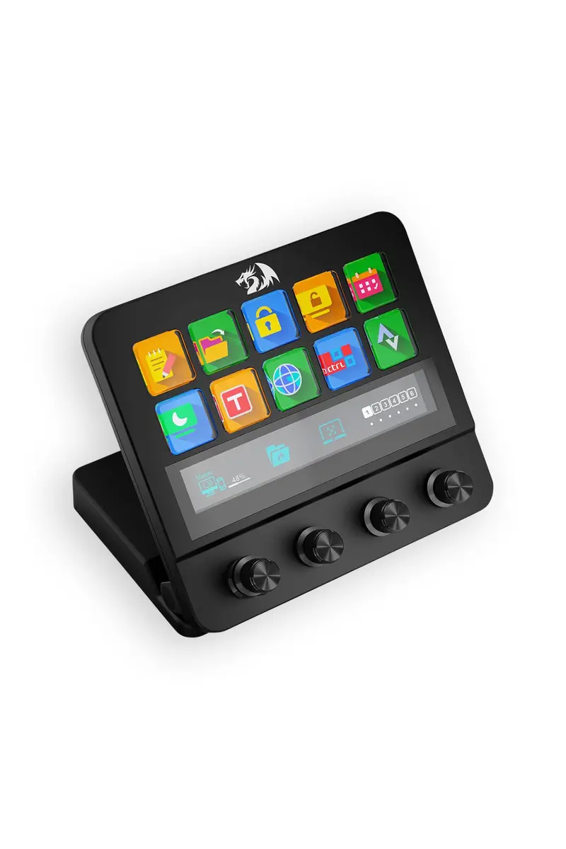 Redragon Ss-552 Ragnaros Black Adjustable Macro Stream Control Station 1