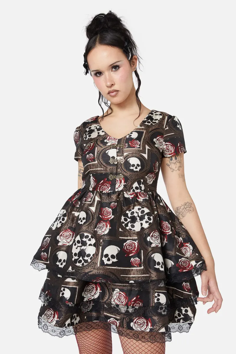 Requiem Brocade Dress 1