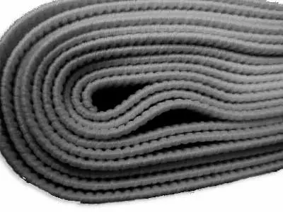 Ribbed Non-Roll Elastic, Black- Width 20Mm 1