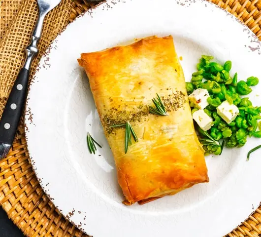 Roast Pumpkin, Spinach & Fetta Filo Pastry 1