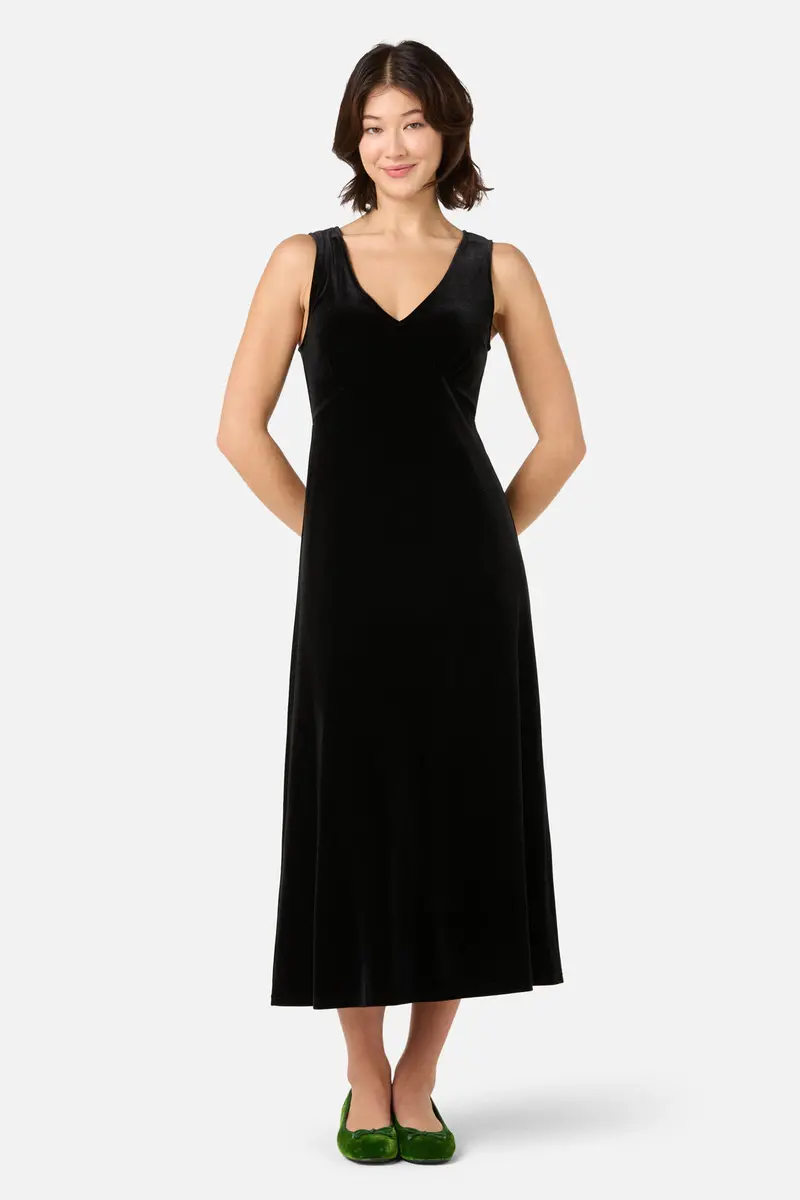 Roxy Velvet Midi Dress 1