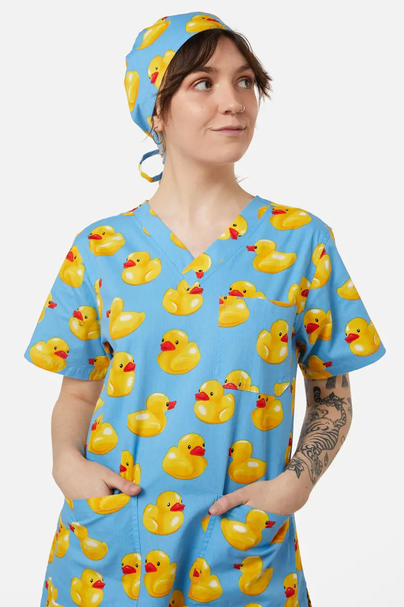 Rubber Ducky Scrub Hat 1