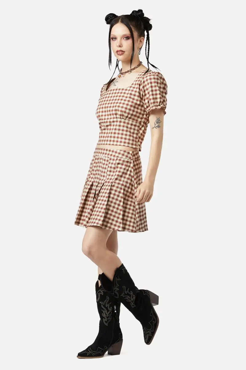 Saloon Gingham Skirt 1