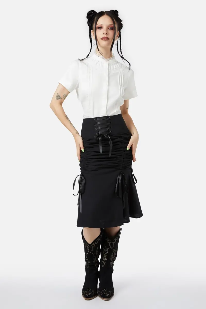 Saloon Ruched Skirt 1