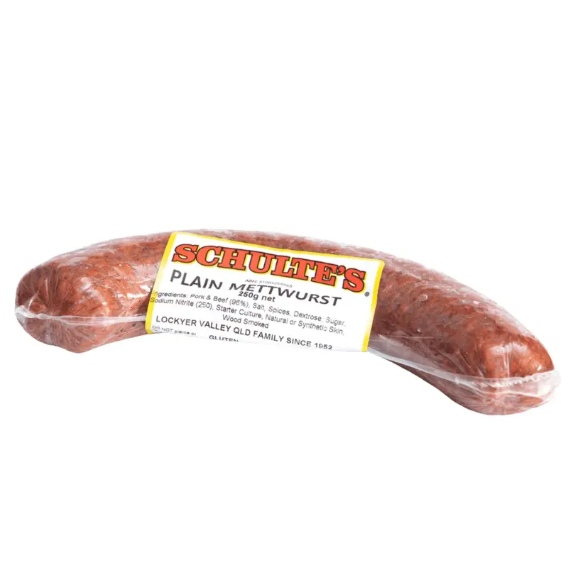 Schulte's Plain Mettwurst 200G 1