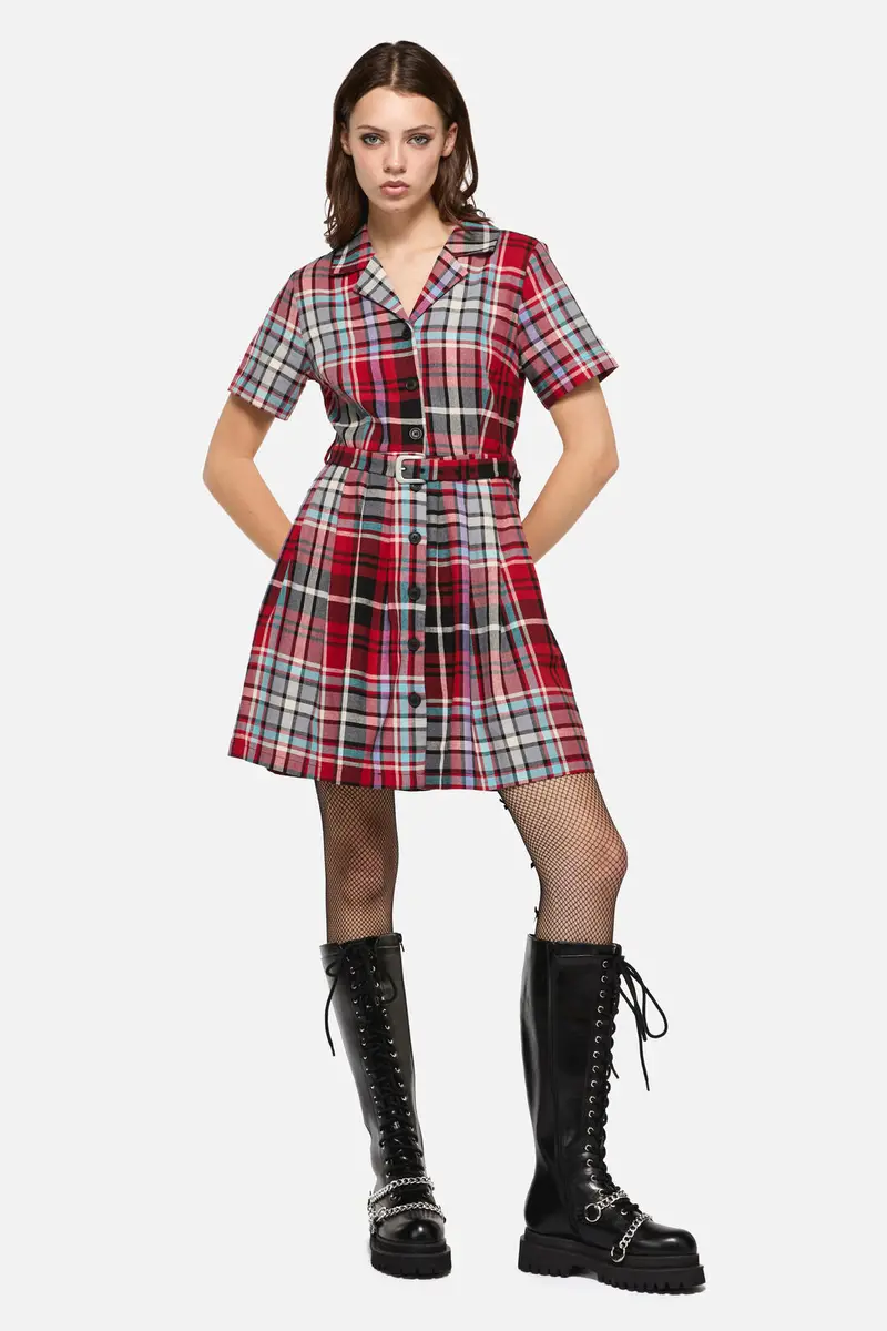 Scorpion Tartan Dress 1