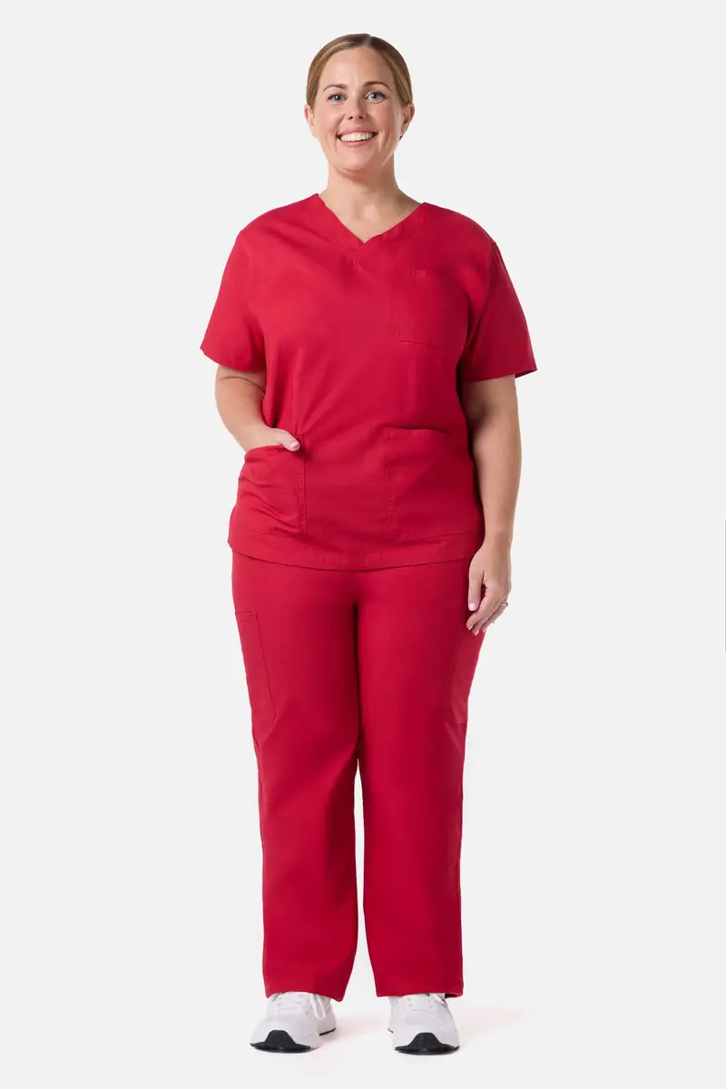 Scrubs With Love Red Scrub Set 1