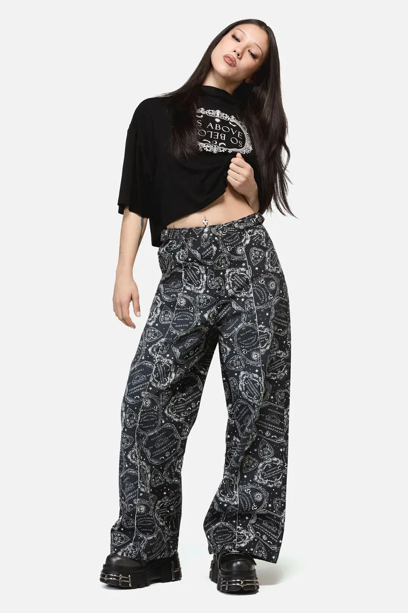 Séance Print Goth Relaxed Jean 1