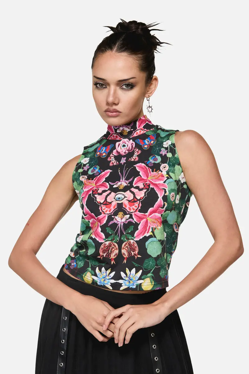 See No Evil Print Tank Top 1