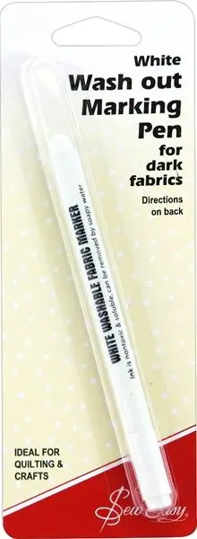 Sew Easy Marker Pen Washout, White Tip 1