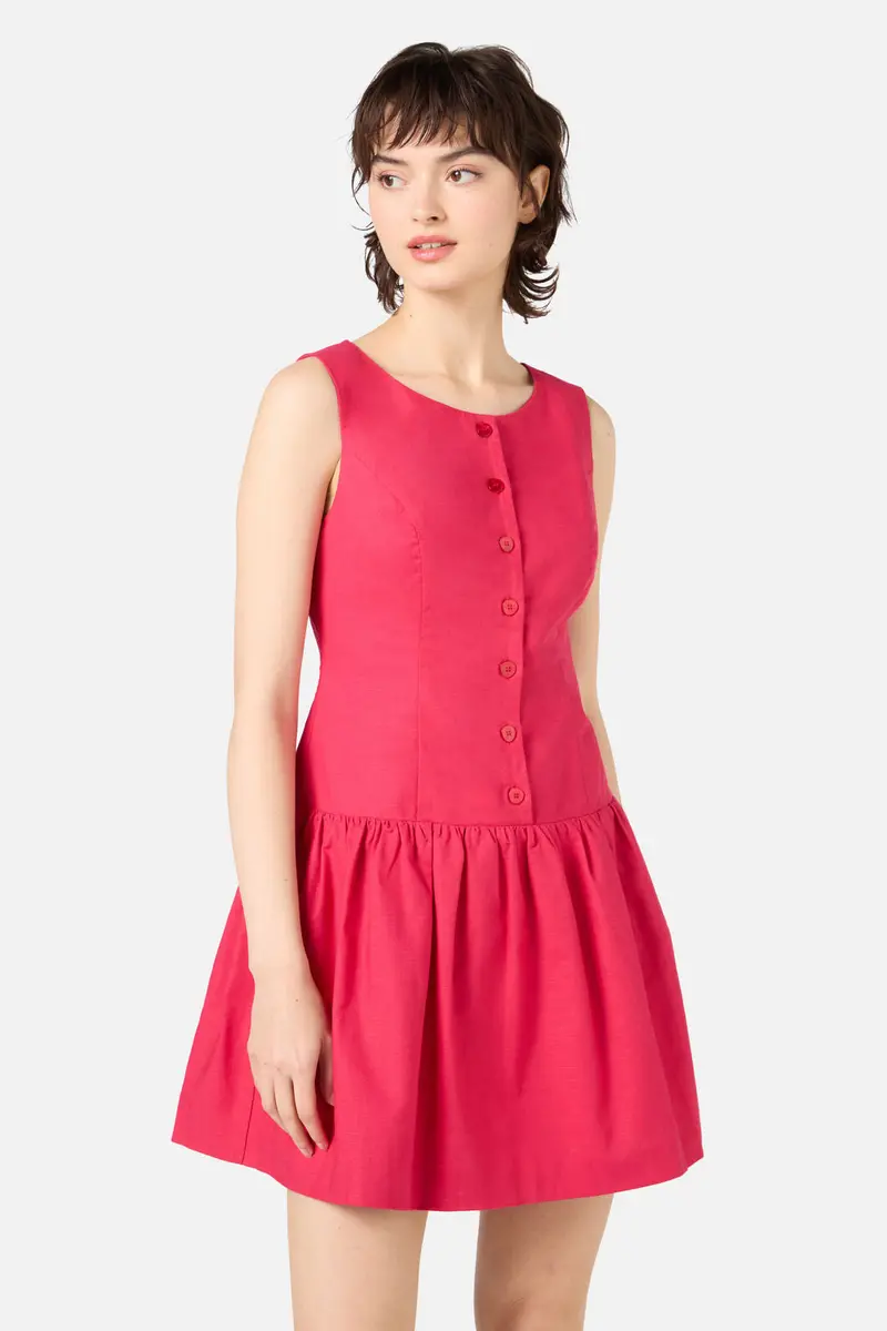 Sheri Drop Waist Mini Dress 10