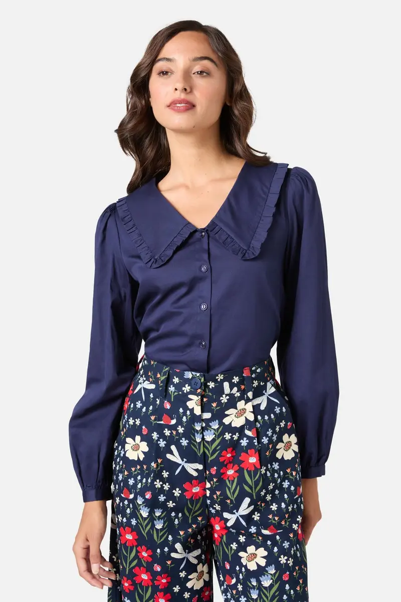 Sherry Cute Collar Blouse 1