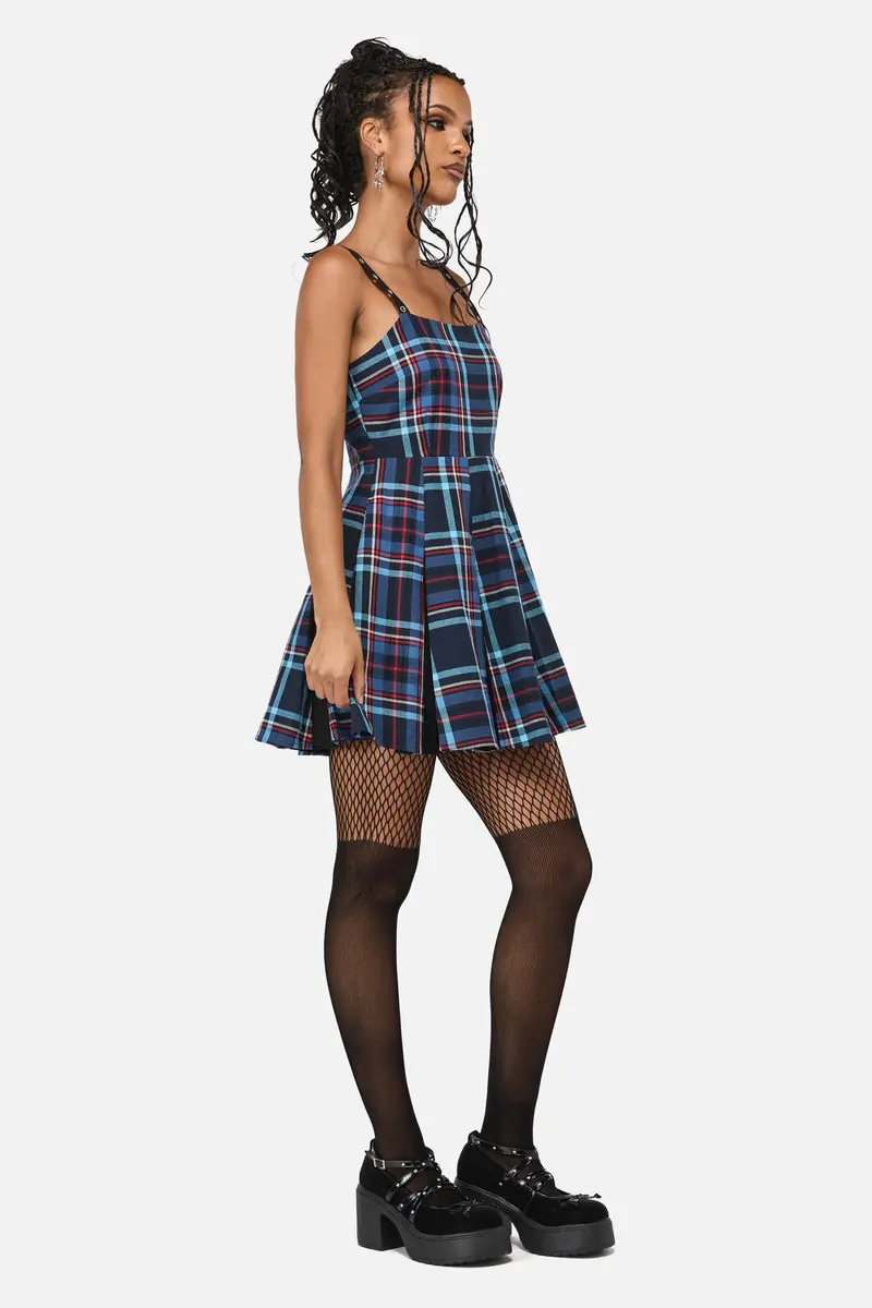 Shine Bright Tartan Mini Dress 1