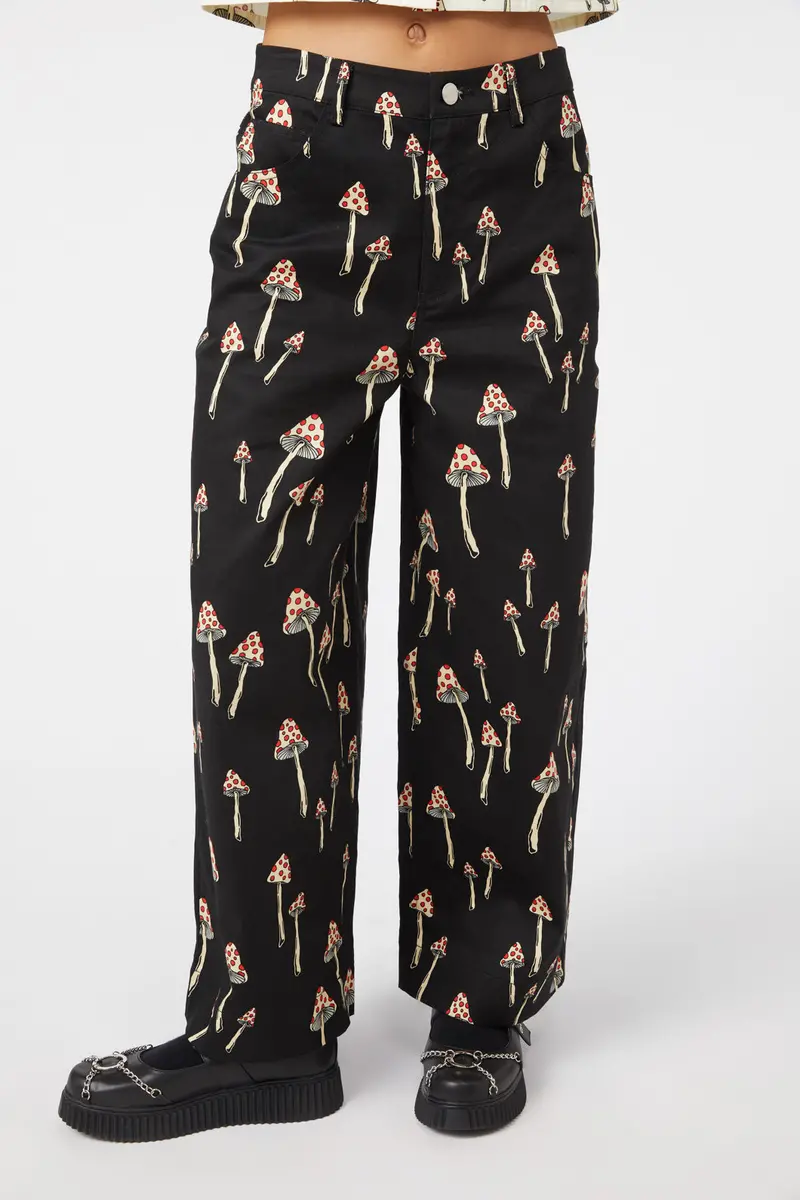 Shroom Cap Wide Leg Pants 1