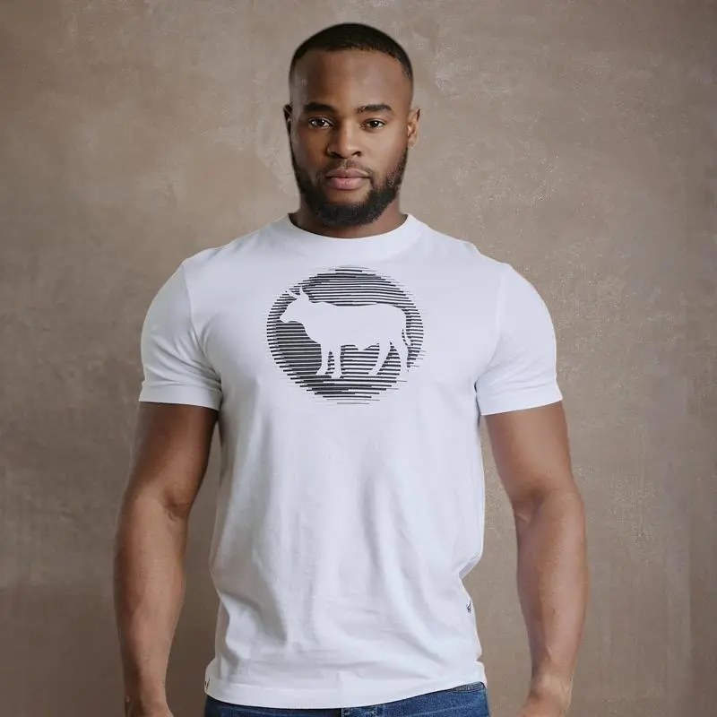 Shutter Circle Nguni Crew Tee - Pelican 1