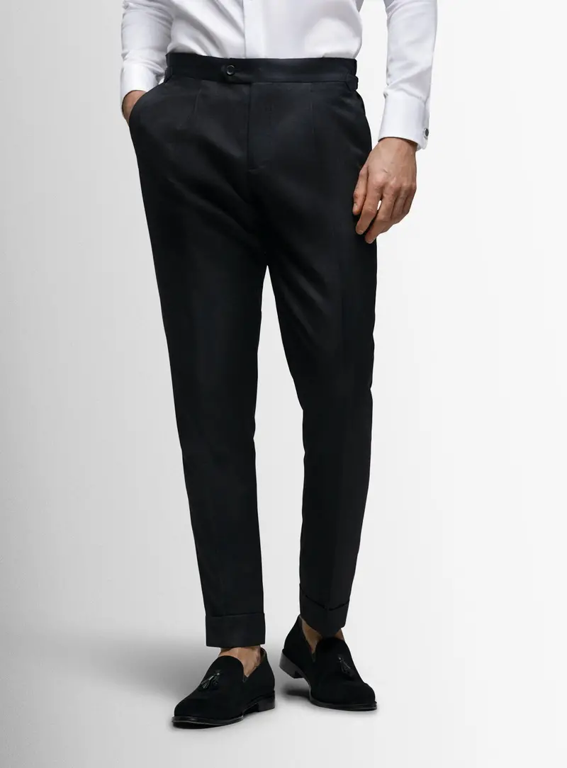 Sienna Twill Black Trousers 1