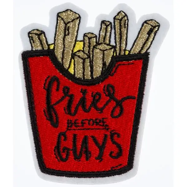 Simplicity Appliques, Fries Before Guys 1