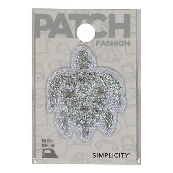 Simplicity Iron On Applique, Tie-Dye Turtle- 40X44mm 1
