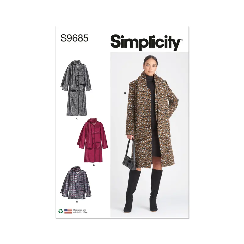 Simplicity Pattern 9685 Misses Jacket/Coat 1