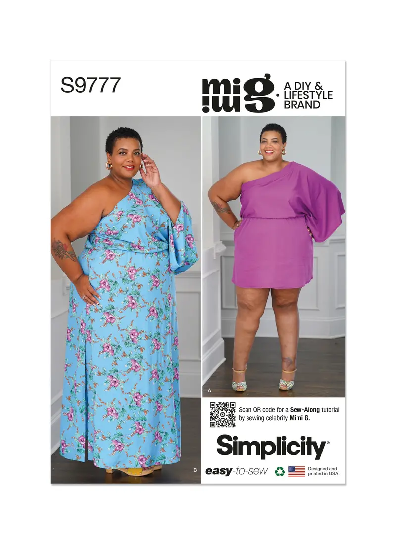 Simplicity Pattern 9777 Plus Size Dress 1
