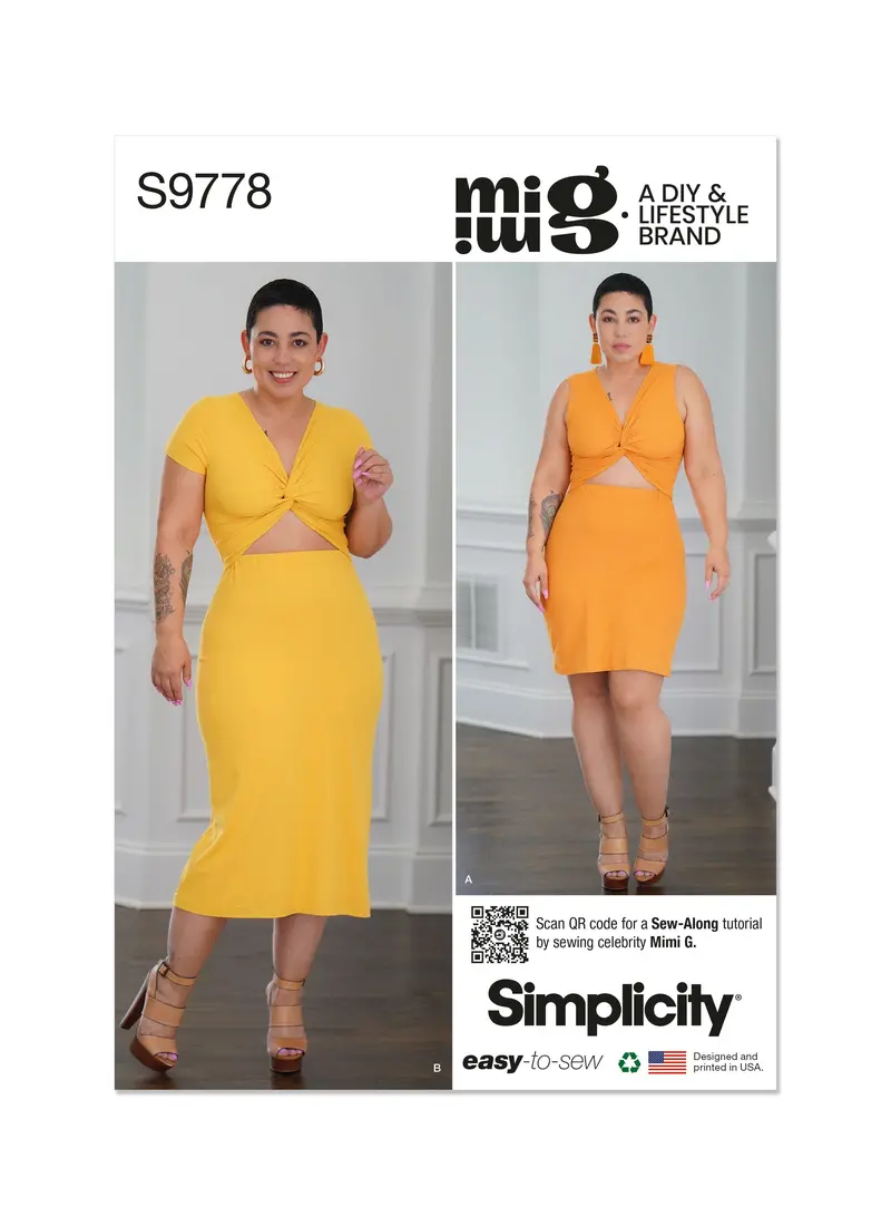 Simplicity Pattern 9778 Misses' Dress 1