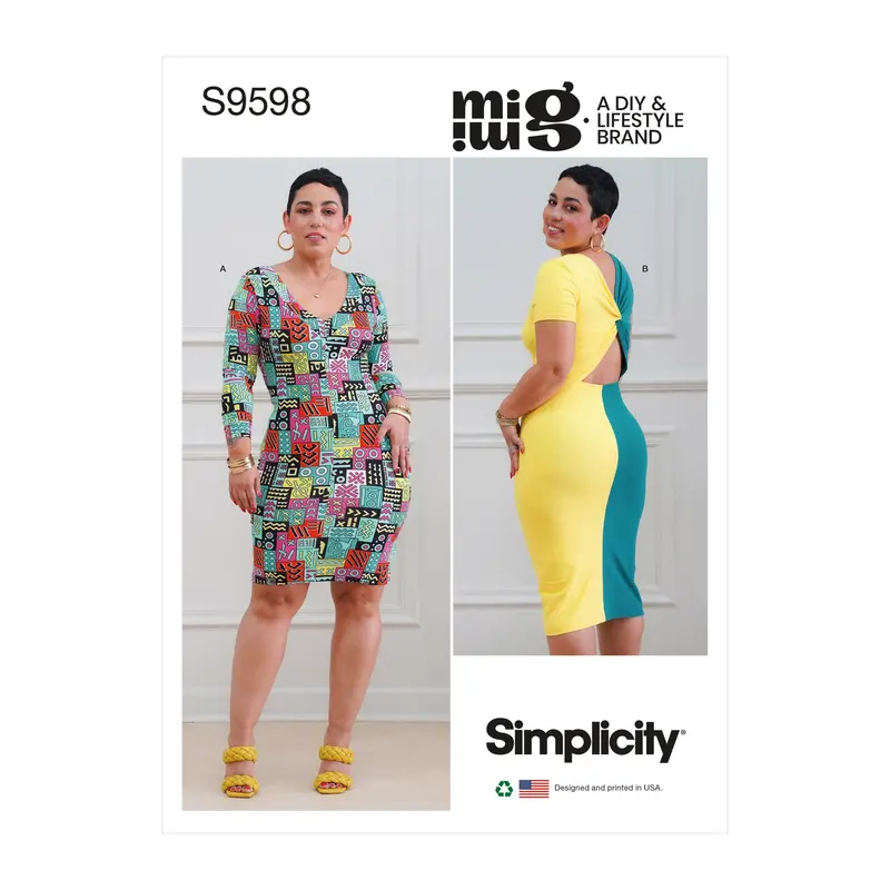 Simplicity Pattern Ss9598 Misses' Knit Dresses By Mimi G 1