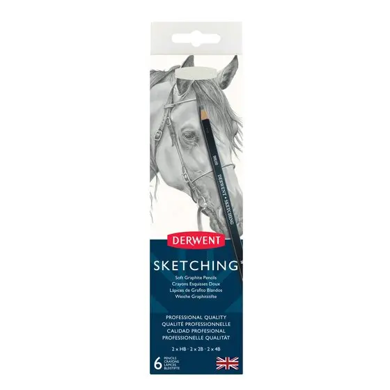 Sketching Pencils - Tin Of 6 1