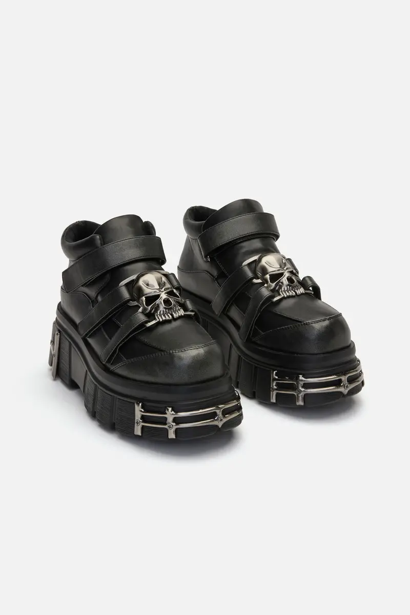 Skull Platform Shoes 1