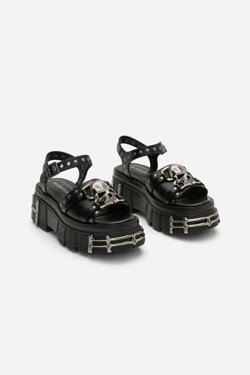 Skull & Stud Sandals 1