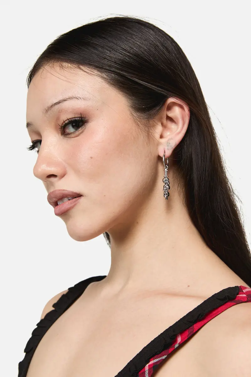 Skulls Sword Earrings 1