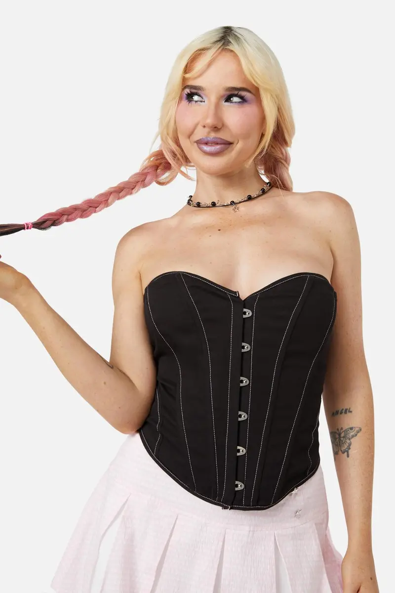 Spagettea Strapless Corset Top 1